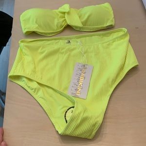 Neon Yellow Bikini NWT